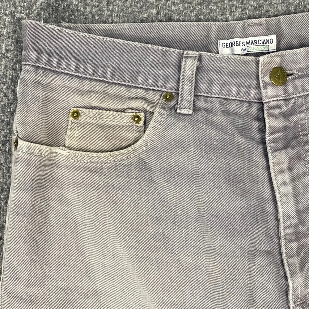 Vintage Guess Jean Georges Marciano Mens 38 Fits‎ 35 Gray High Rise 80s 44001